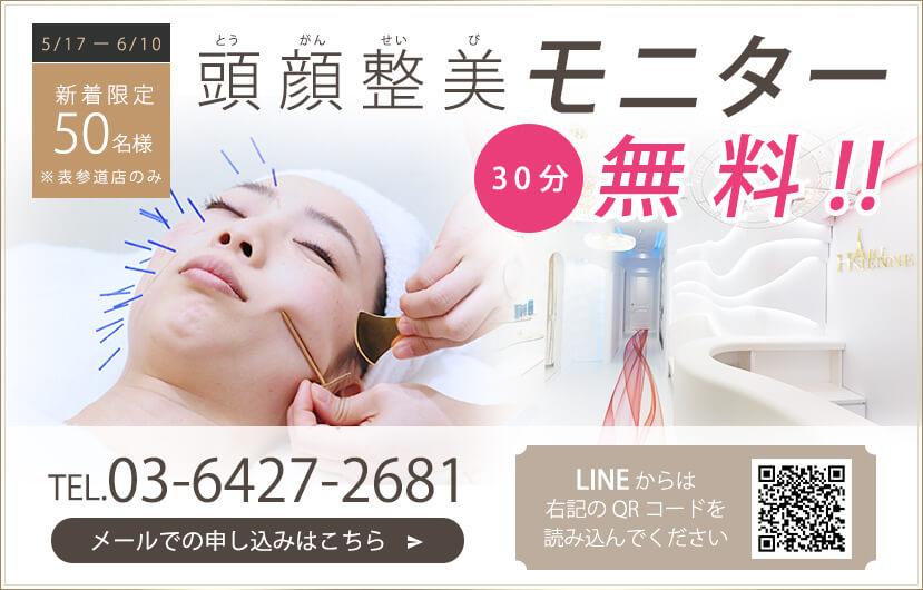 頭顔整美モニター募集
